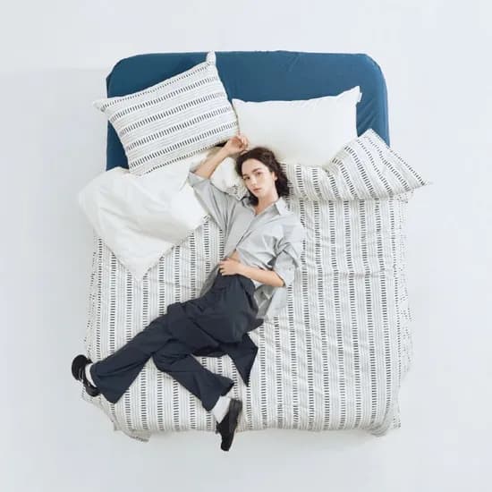 에스닉 스트라이프 고밀도 순면 사계절 차렵이불세트-3컬러