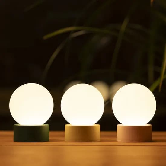무선 미니문 LED 무드등 3colors