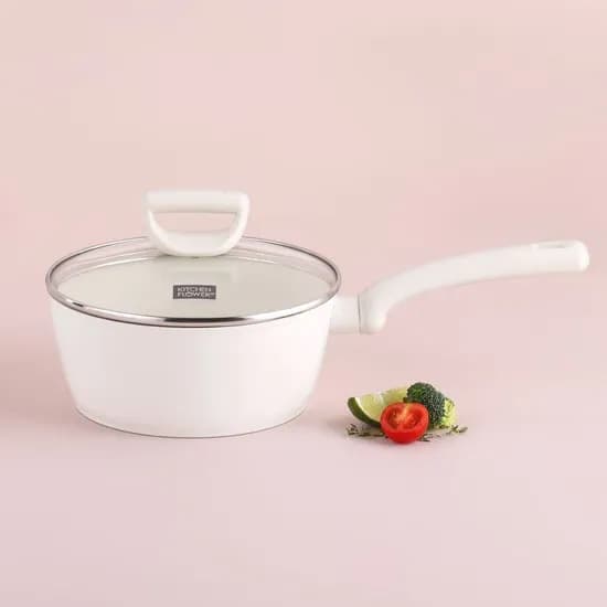 꾸테 세라믹 인덕션 편수냄비 18cm