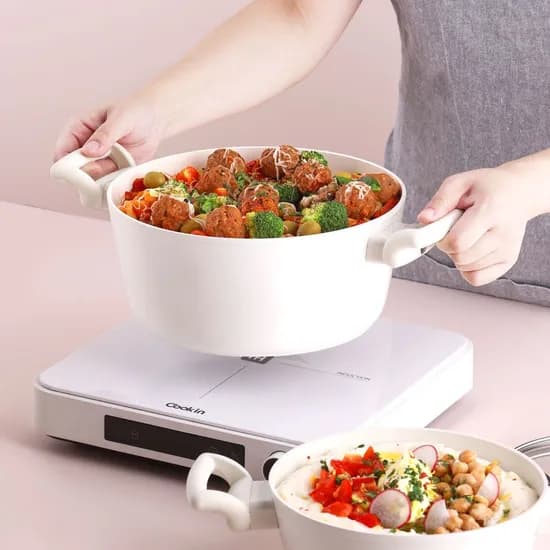 꾸테 세라믹 인덕션 양수냄비 24cm