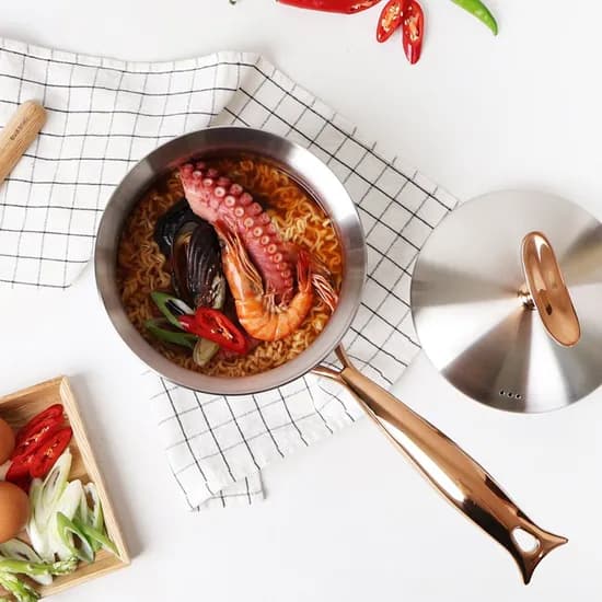 베세머 오리진 통5중 프리미엄 스테인리스 16cm 편수 냄비