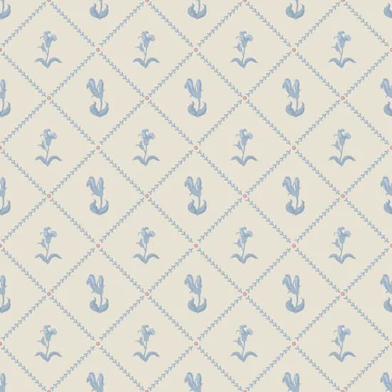 셀프 스티커 떼기 쉬운 패브릭 벽지 Salvia Pattern