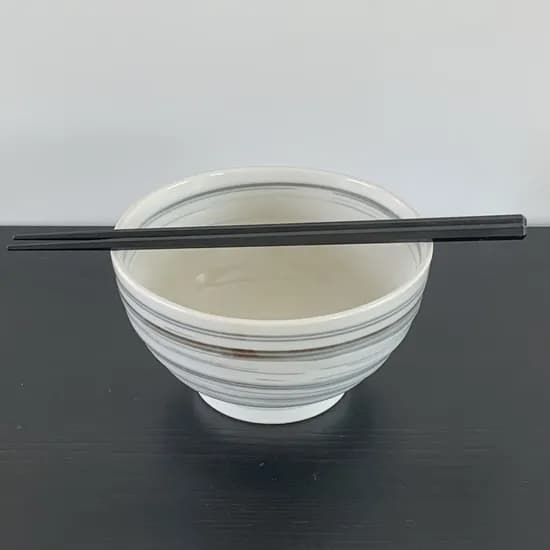 그레이 회오리 면기 덮밥그릇