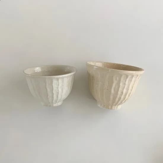 유노아 베이지 볼 공기 면기(3size)