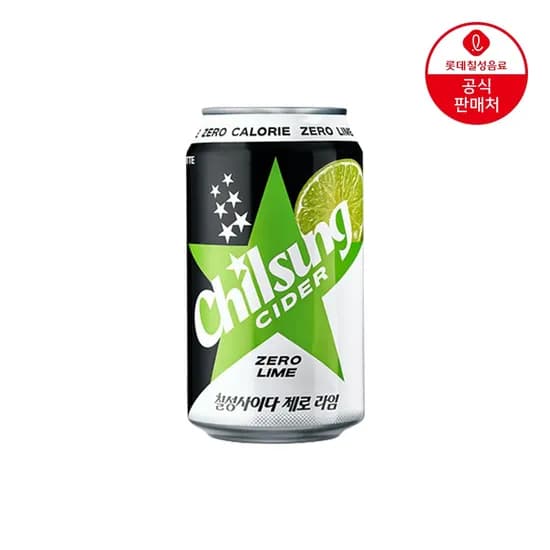 칠성사이다 제로 라임 355ml 24개