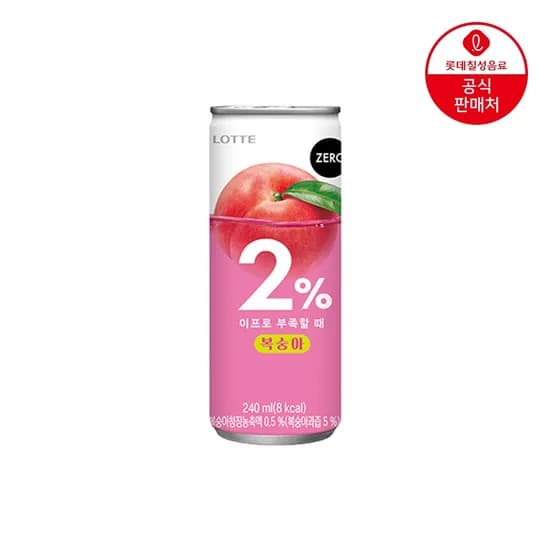 이프로 부족할때 복숭아 240ml 30개
