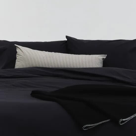 DUVET COVER - CHARCOAL (2 SIZES) 이불커버