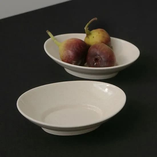 페블러 타원찬기(소) 16cm 오벌 미니 접시 찬기 앞접시