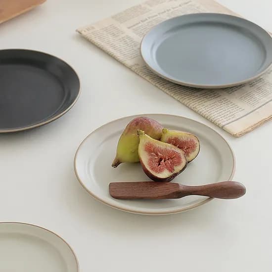 타블도트 베이직 14cm 접시 4color 디저트 플레이팅 브런치 앞접시