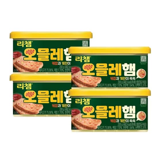 리챔 오믈레햄 200g*4개