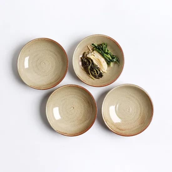 마루 분청 국산 도자기 민찬기 2호 14cm 4p세트