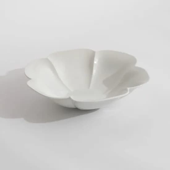 백자 비정형 여섯잎 찬기 L 49,600원