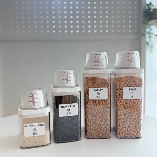 밀폐형 다용도 잡곡통 곡물보관 냉장고 수납용기 700ml