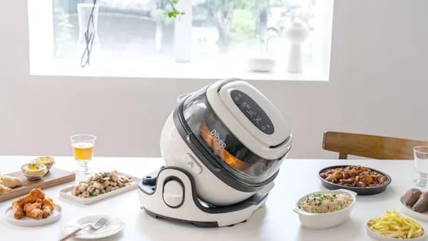 원터치 스마트 자동회전 에어프라이어 360