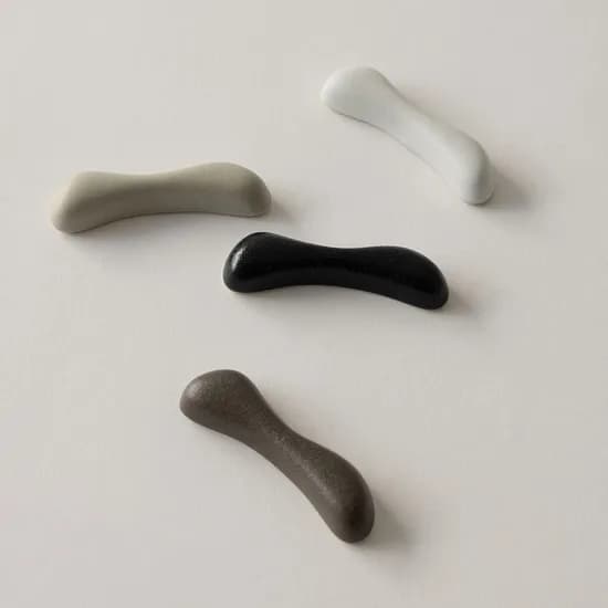 페블 수저 받침 세트 4pcs 4 colors