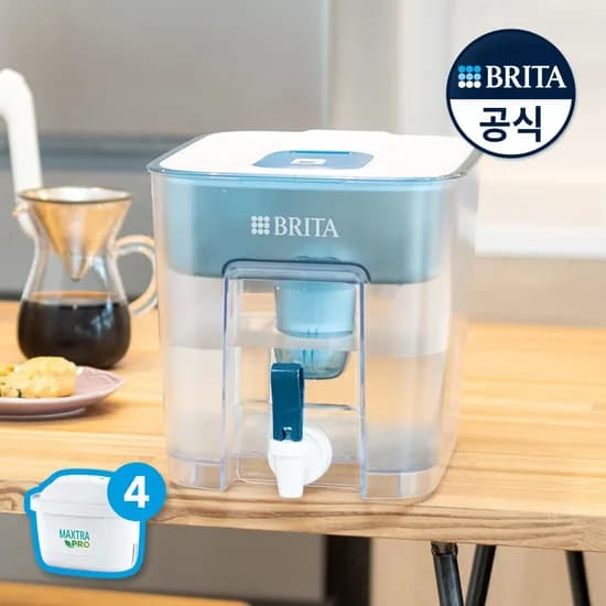 정수기 플로우 8.2L + 총 필터 4입