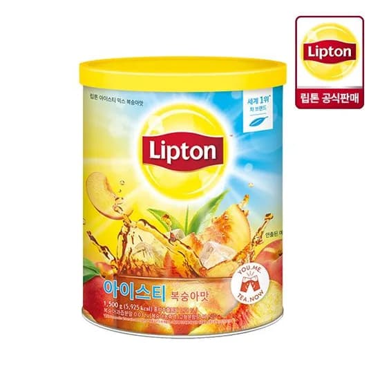 립톤 아이스티 믹스 복숭아맛 1.5kg 1개