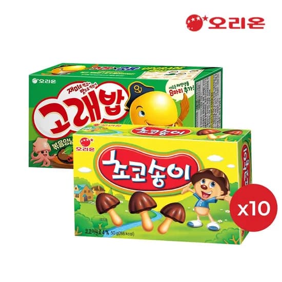 고래밥 46g 10개 외 초코송이 50g 10개