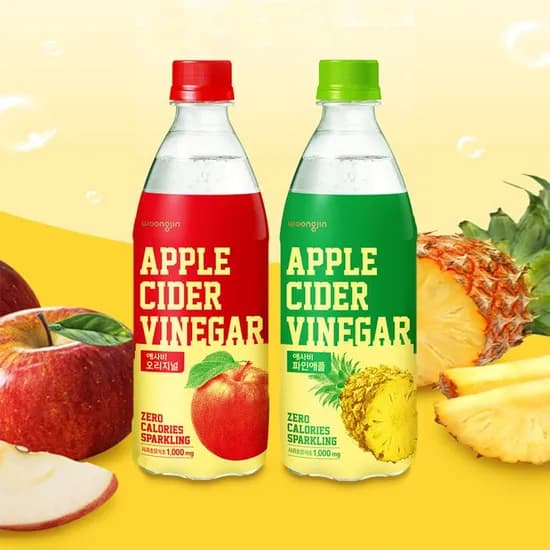 애사비 500mL 오리지널/파인애플맛/제주청귤하귤 3종 골라담기
