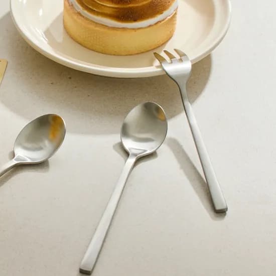 올스텐 티스푼 포크 디저트 과일 포크 4인조