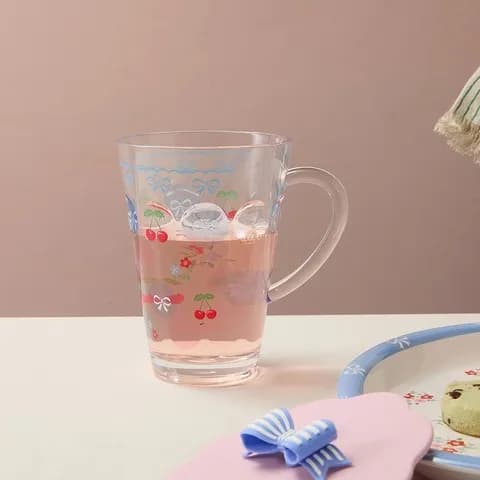 로맨틱체리 아크릴 도트컵 340ML 7,900원