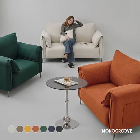 타로 코듀로이 패브릭 1인용/2인용/3인용 소파 7colors