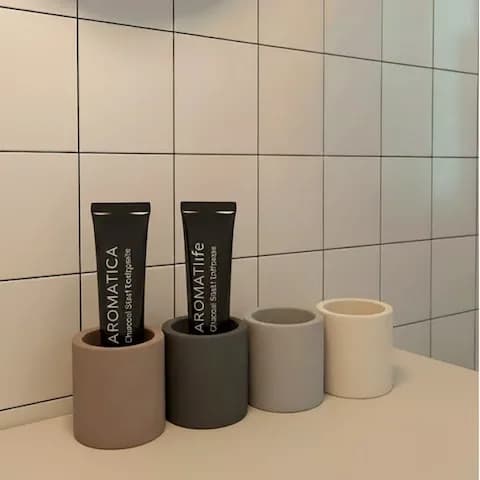 규조토 써클 치약꽂이(4colors)