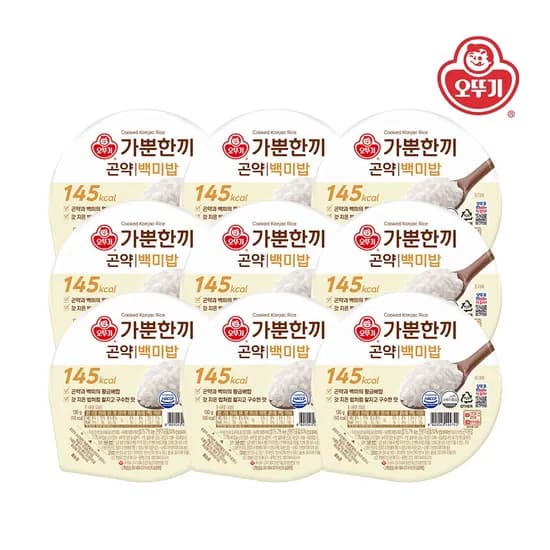 가뿐한끼 곤약백미밥 130g 18개