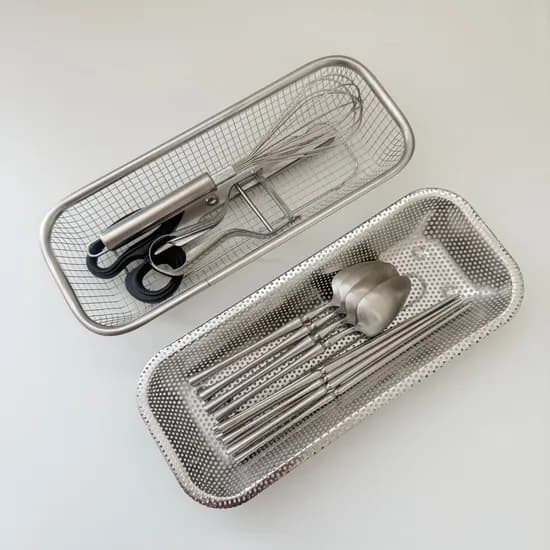 스텐 물빠짐 수저통 수저정리함 식기세척기 수저함 4,900원
