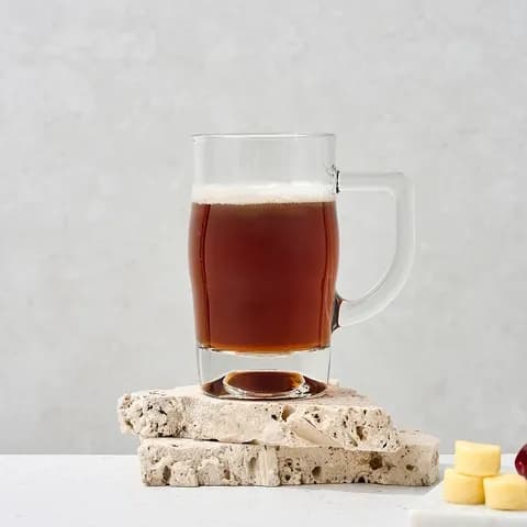 투명한 유리 비어 머그잔 345ml 5,900원