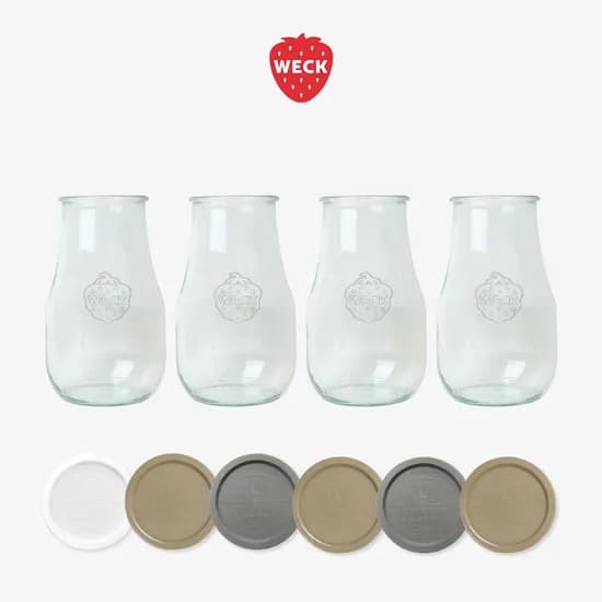 튤립 739 2700ml 유리병 4개 세트