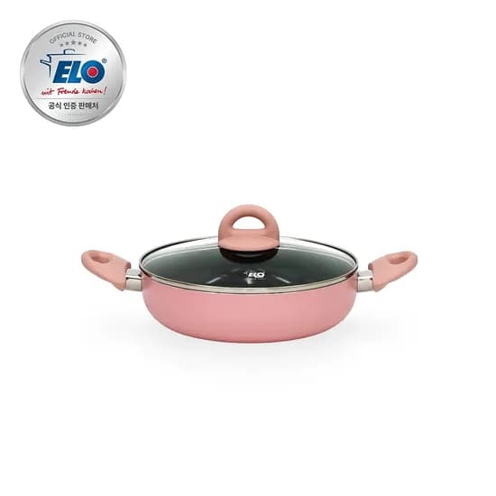 파스텔 핑크 IH 세라믹 코팅 냄비 전골 24cm