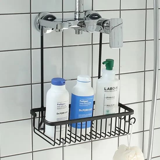 메종치비네 수전 걸이형 무타공 욕실 선반 바스켓