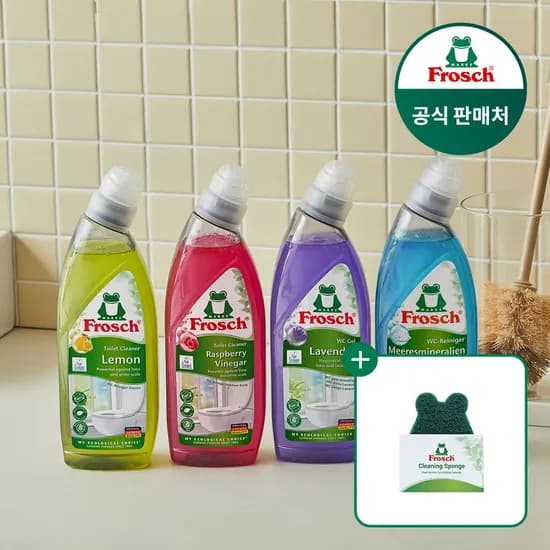 독일 변기클리너 750ml 3개 (개구리수세미 증정)