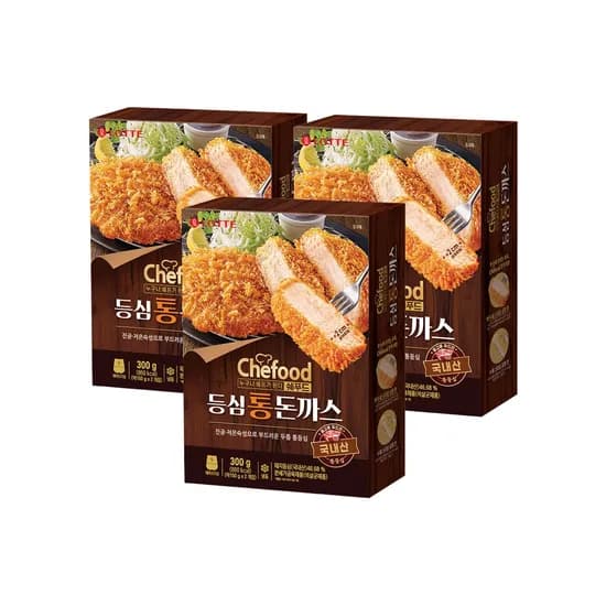 쉐푸드 등심통돈까스 300g / 우유미니핫도그 500g 2~4개 골라담기