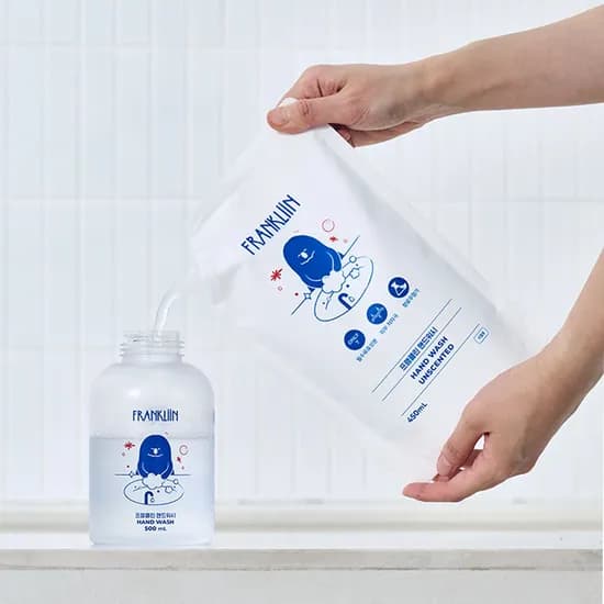 아기 핸드워시 리필 450ml 거품형 유아 손세정제