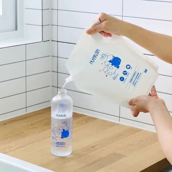 아기 욕조클리너 리필 화장실 욕조세정제 1L 거품형 스프레이 신생아
