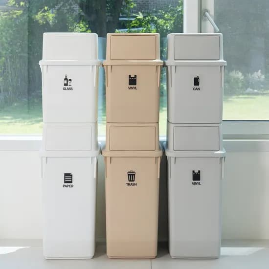 내츄럴 재활용 휴지통 분리수거함 35L 1개 + 60L 1개
