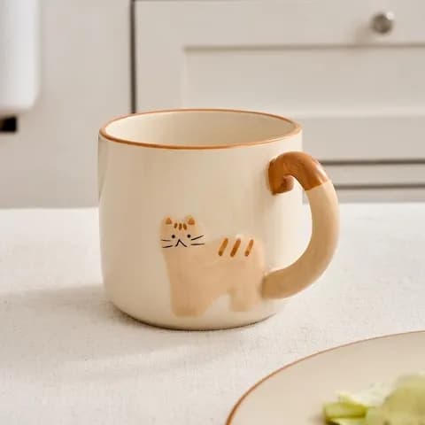 L 우리집뚱냥이 입체머그 치즈냥 280ml 8,900원