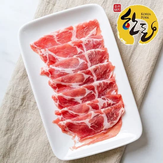 한돈 목살 대패400g+400g