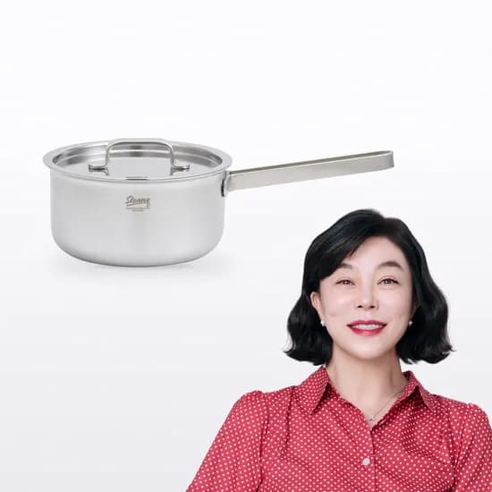 무연마제 통5중 이유식 편수냄비 16cm