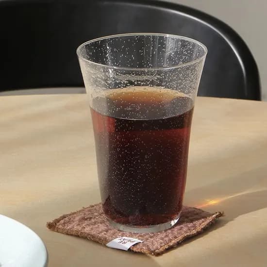 버블리 글라스 클리어컵 550ml 투명 맥주잔 버블 유리컵