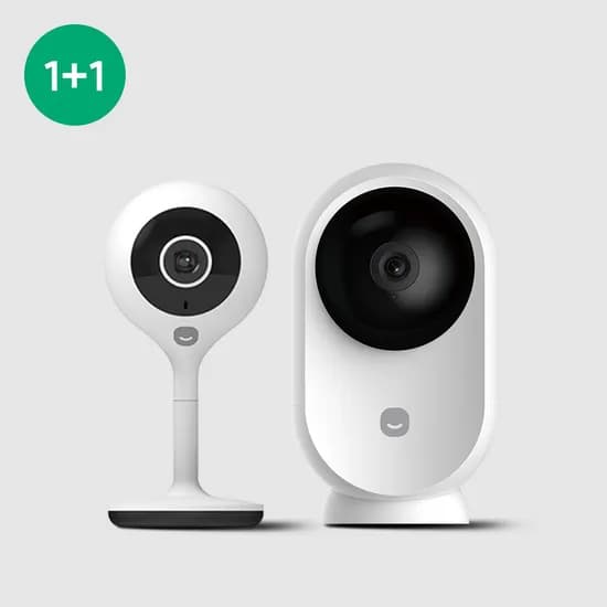1+1 스마트 홈카메라 고정형 + Egg Pro 300만화소 홈캠 홈 CCTV 펫캠