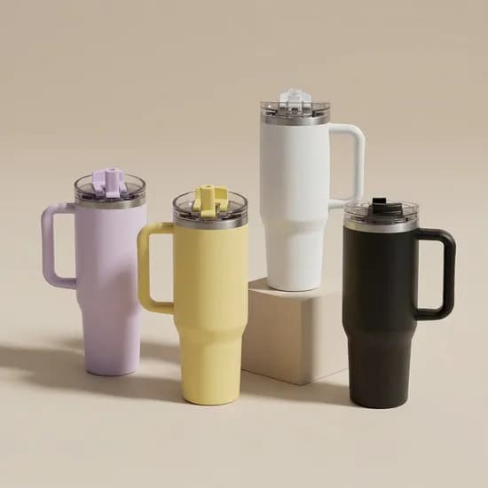 대용량 손잡이 보온보냉 스텐텀블러 1200ml1+1