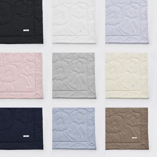 에브리데이 플라워퀼티드 60수 코튼 여름이불 (2 SIZES, 9 COLORS)