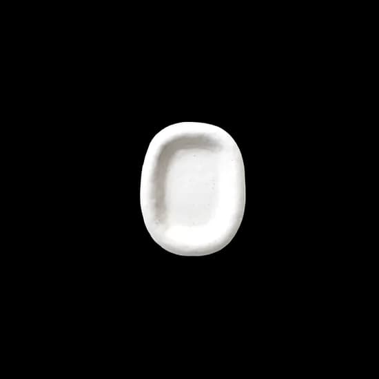 몽글 솜 튜브 접시 -  낮은(low)