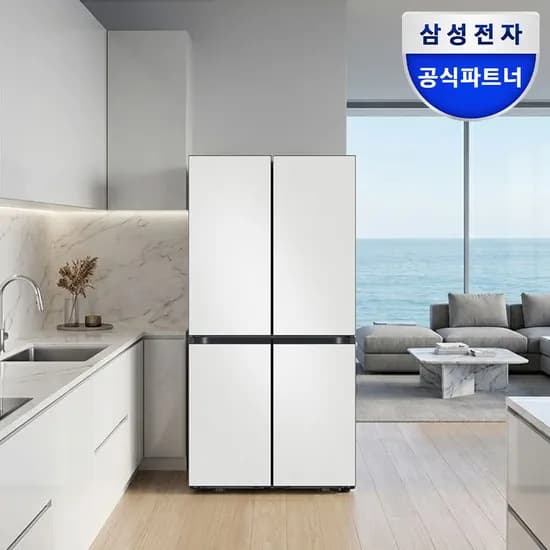 혜택가230만원대 비스포크 AI 냉장고 4도어 901L 1등급 RM70F91R1A UV탈취