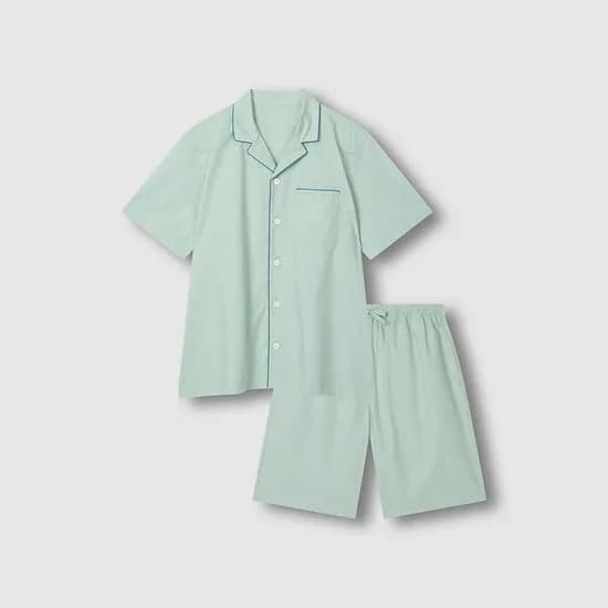 남 60수 코튼 라인 5부 파자마 세트 (4 sizes)(3 colors)
