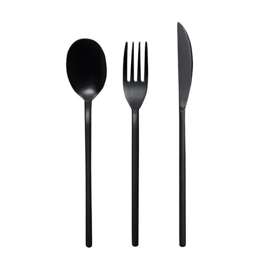 커트러리 베이직 세트 블랙 에디션