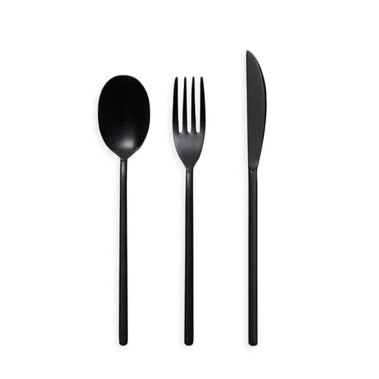 커트러리 서브 세트 블랙 에디션